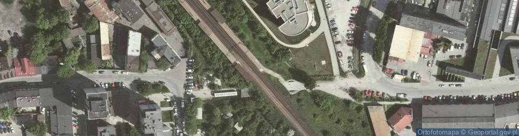 Zdjęcie satelitarne Stacja Kraków-Zabłocie