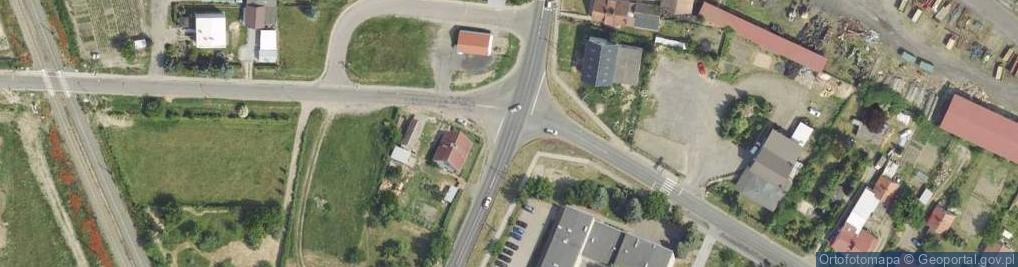 Zdjęcie satelitarne Stacja PKP (wejście)