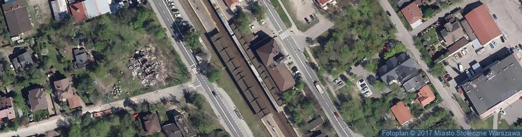 Zdjęcie satelitarne Stacja Warszawa Falenica 01