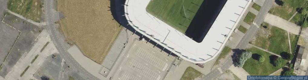 Zdjęcie satelitarne Stadion OSIR Lubin