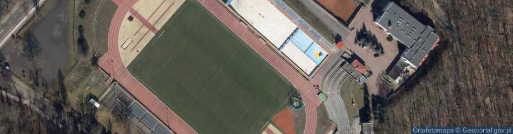 Zdjęcie satelitarne Stadion słubice 2