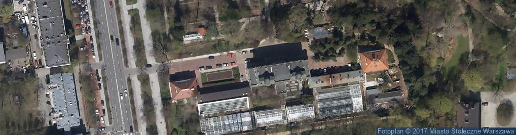 Zdjęcie satelitarne Stairs downview Warsaw University Observatory