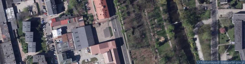 Zdjęcie satelitarne Stara elektrownia w Bielsku-Białej