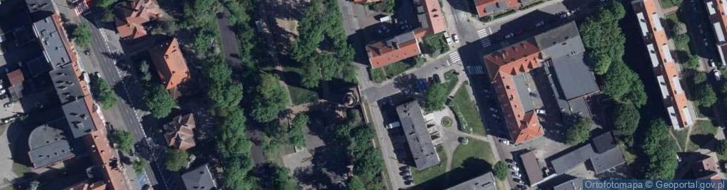 Zdjęcie satelitarne Stargard - Kościół św. Jana