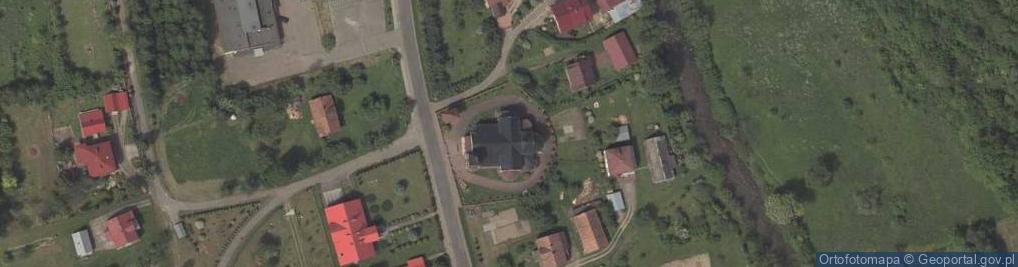 Zdjęcie satelitarne Stary kosciol Tarnawa Gorna