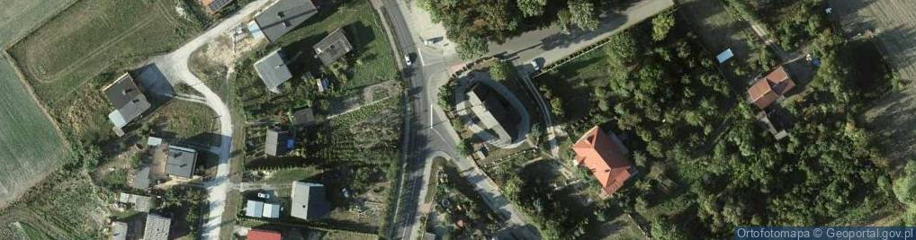 Zdjęcie satelitarne Straszewo Kościół pw Św Marcina