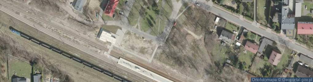 Zdjęcie satelitarne Strzemieszyce Dworzec