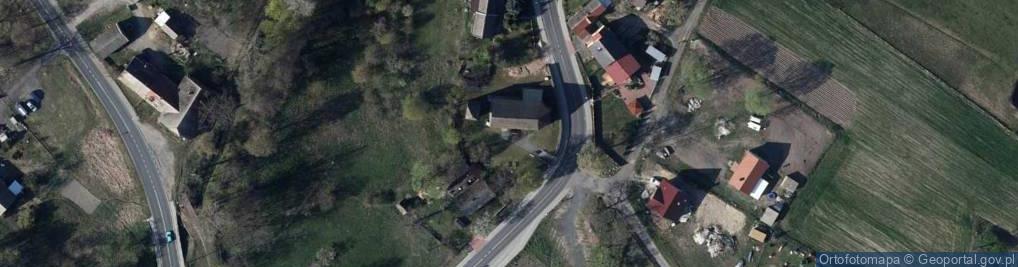 Zdjęcie satelitarne Studzieniec kościół 01