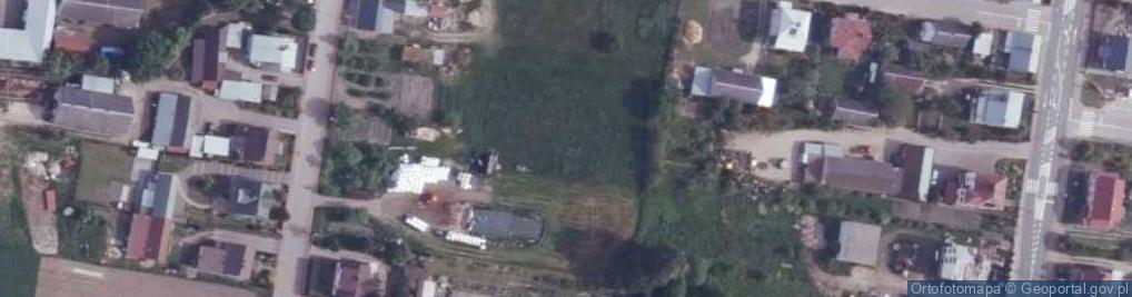 Zdjęcie satelitarne Suchowola kamien papieski