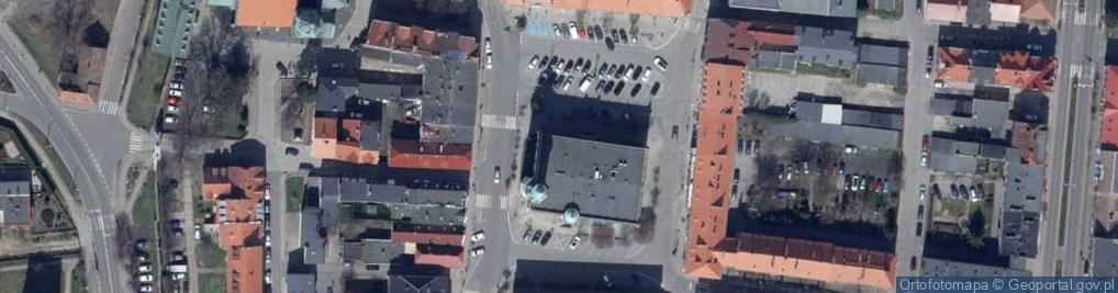 Zdjęcie satelitarne Sulechów-ratusz