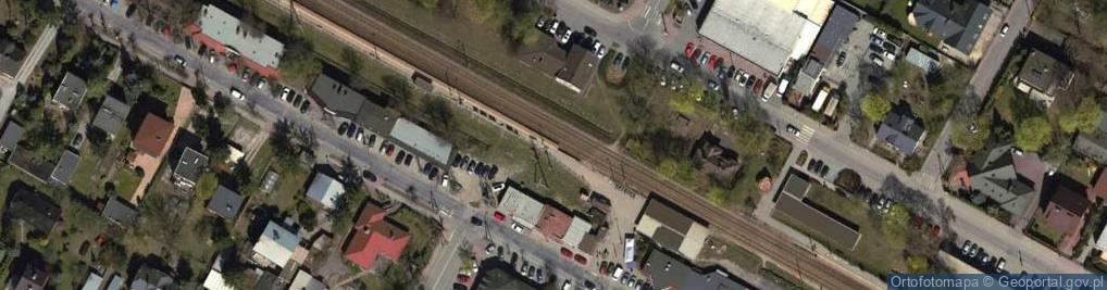 Zdjęcie satelitarne Sulejówek train station
