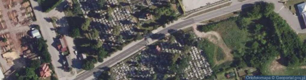 Zdjęcie satelitarne Suprasl - Kaplica pw Wszystkich Swietych