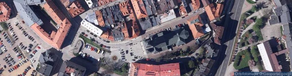Zdjęcie satelitarne Sw Jan Nepomucen w katedrze w B-B
