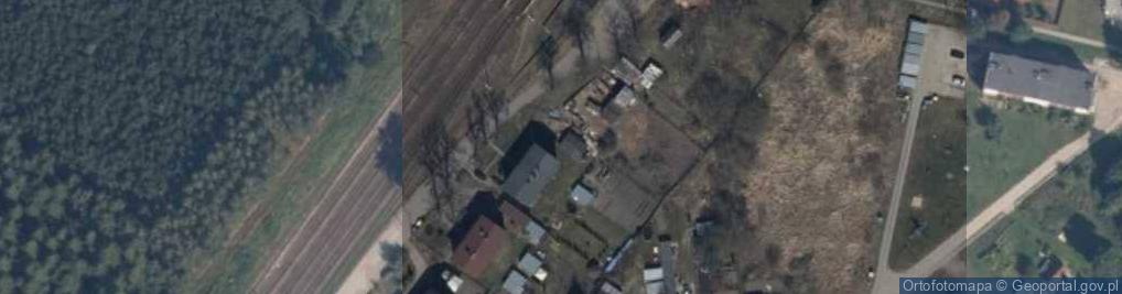 Zdjęcie satelitarne Swarozyn stacja kolejowa 4