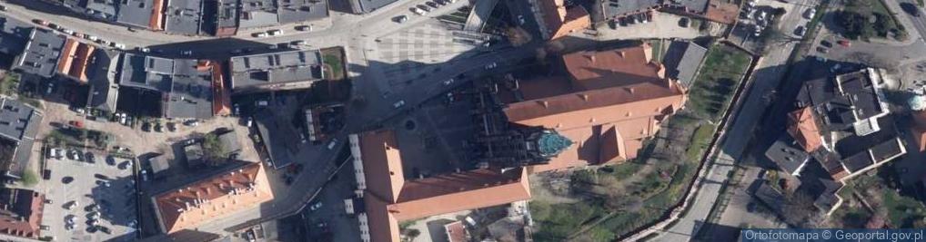 Zdjęcie satelitarne Świdnica, Katedra 04