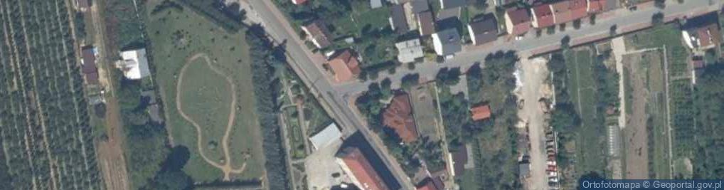 Zdjęcie satelitarne Synagoga w Nowym Miescie nad Pilica 01