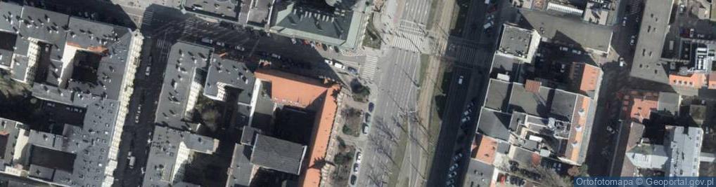 Zdjęcie satelitarne Szczecin al Niepodleglosci 41 42 zabytek
