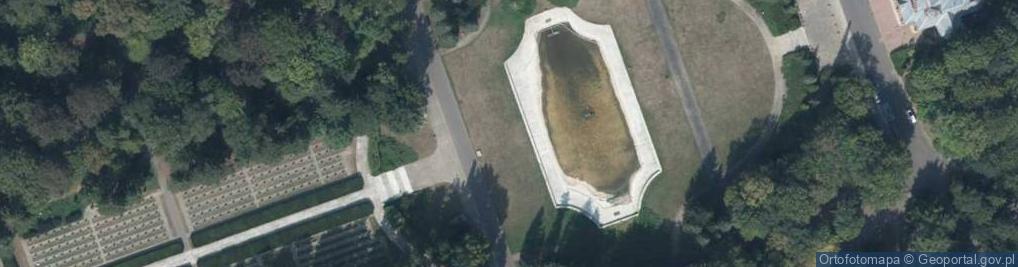 Zdjęcie satelitarne Szczecin Cmentarz Centralny lapidarium