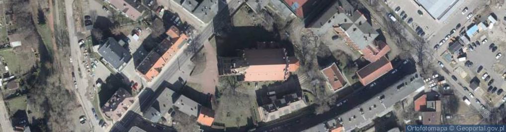 Zdjęcie satelitarne Szczecin Dabie kosciol Niepokalanego Poczecia 1