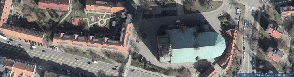 Zdjęcie satelitarne Szczecin katedra 5