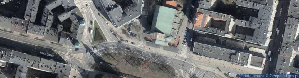Zdjęcie satelitarne Szczecin Kosciol NSPJ wnetrze