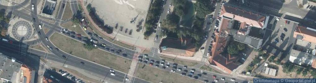 Zdjęcie satelitarne Szczecin kosciol piotra i pawla 2