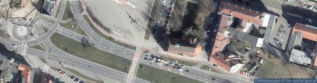 Zdjęcie satelitarne Szczecin kosciol piotra i pawla konsola 13