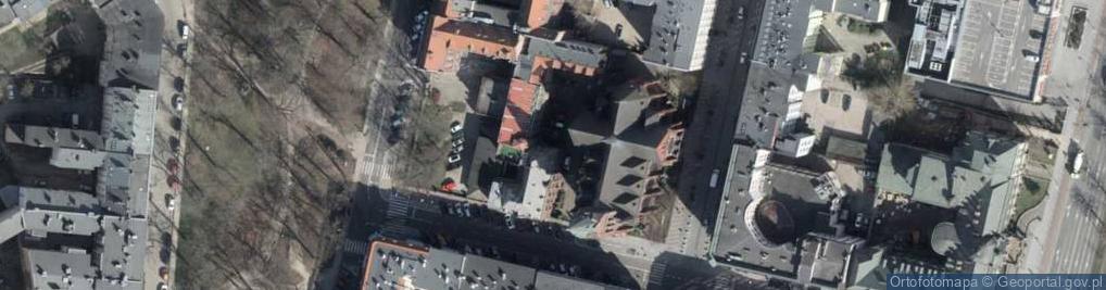 Zdjęcie satelitarne Szczecin kosciol sw. Jana Chrzciciela tablica