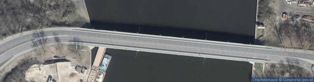 Zdjęcie satelitarne Szczecin Most Clowy a