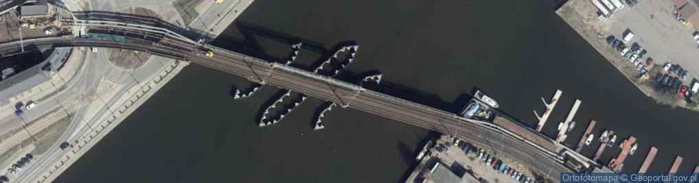 Zdjęcie satelitarne Szczecin Most Kolejowy 2005-07