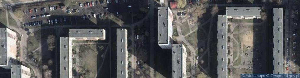 Zdjęcie satelitarne Szczecin Osiedle Zawadzkiego 1