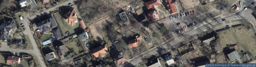 Zdjęcie satelitarne Szczecin Osow kosciol wnetrze