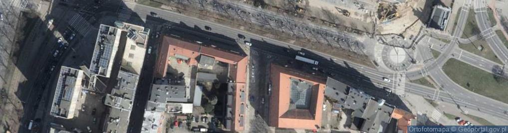Zdjęcie satelitarne Szczecin Palac Sejmu Stanow Pomorskich tympanon