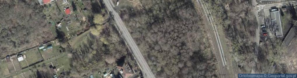 Zdjęcie satelitarne Szczecin ul Inwalidzka kosciol