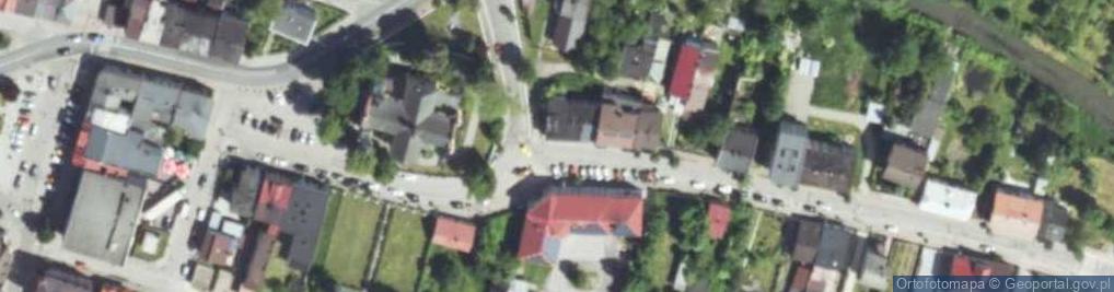 Zdjęcie satelitarne Szczekociny urząd miasta