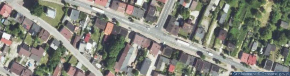Zdjęcie satelitarne Szczekociny zespol palacowy fragment 12. 08.08 p