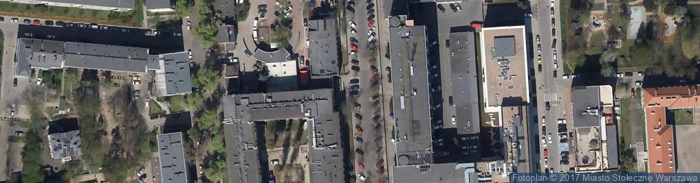 Zdjęcie satelitarne Szpital Czerniakowski Warszawa