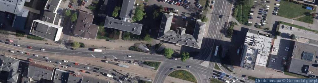 Zdjęcie satelitarne Szpital garnizonowy przy ul Jagiellońskiej
