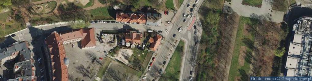 Zdjęcie satelitarne Szpital św Łazarza Poznań