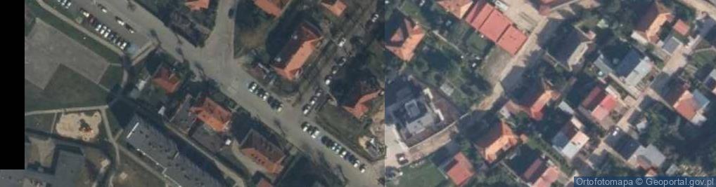 Zdjęcie satelitarne Sztum zamek