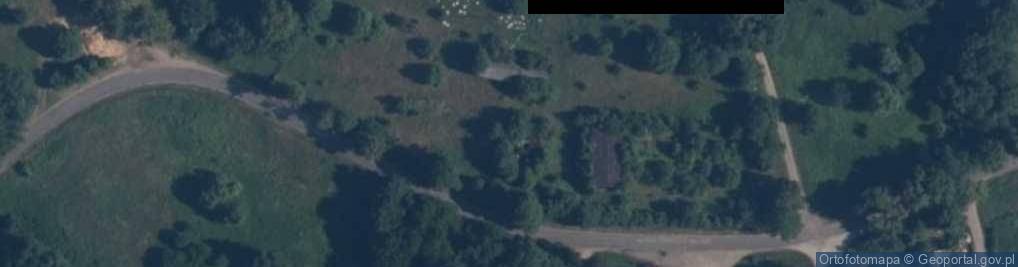 Zdjęcie satelitarne Szymbark ruiny zamku