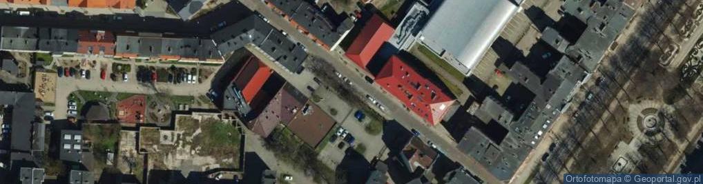 Zdjęcie satelitarne Tablice upamiętniające Synagogę w Słupsku