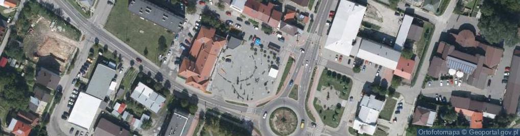 Zdjęcie satelitarne Tarnogród Pomnik