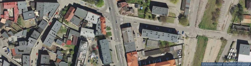 Zdjęcie satelitarne Tarnowskie Góry - Bank Spółdzielczy