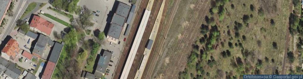 Zdjęcie satelitarne Tarnowskie Góry - Dworzec PKP 01