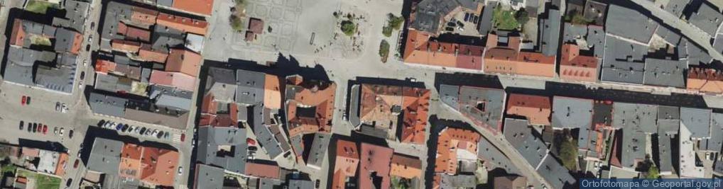 Zdjęcie satelitarne Tarnowskie Góry - Rynek - Apteka