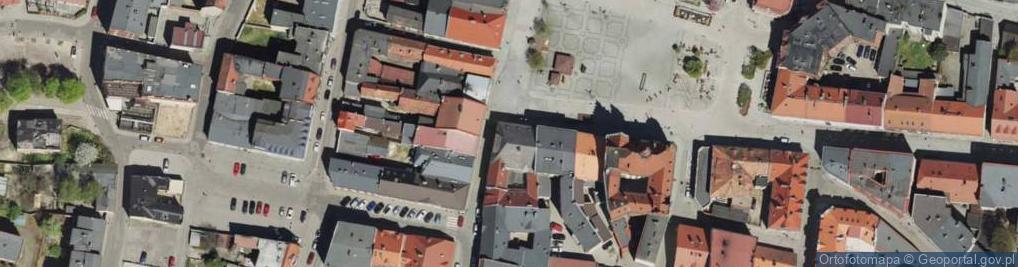 Zdjęcie satelitarne Tarnowskie Góry - Rynek - Winiarnia Sedlaczek