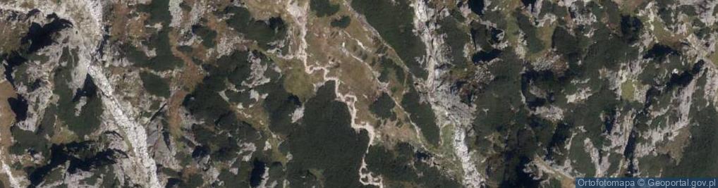 Zdjęcie satelitarne Tatry Bielskie i Dolina Roztoki