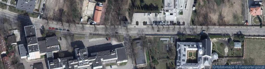 Zdjęcie satelitarne Teresy 11 st., wooden house, Łódź