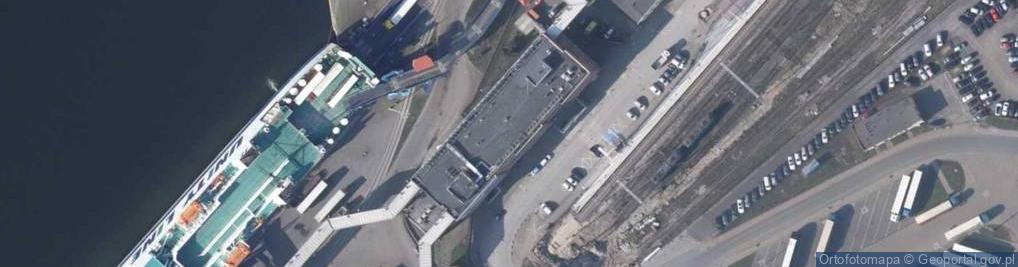 Zdjęcie satelitarne Terminal promowy Swinoujscie1